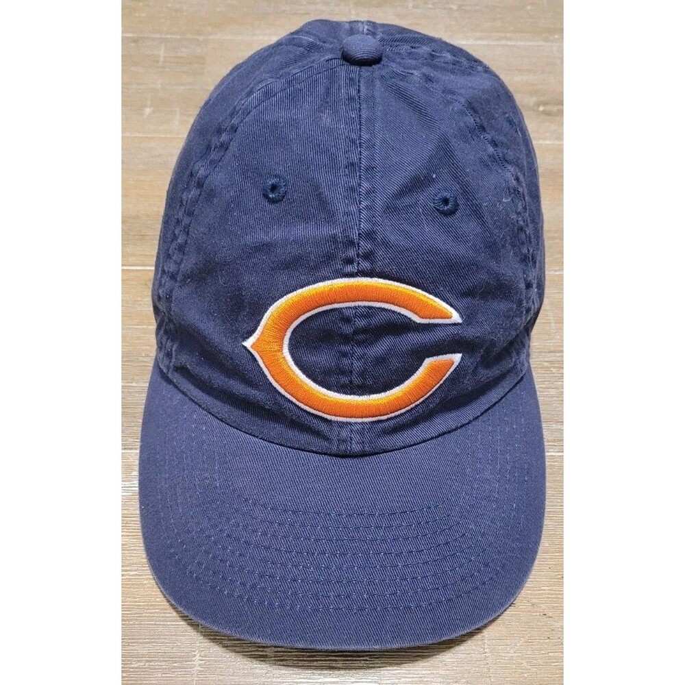 Chicago Bears Hat Cap Strap Back NFL Team Apparel Football Blue Adjustable